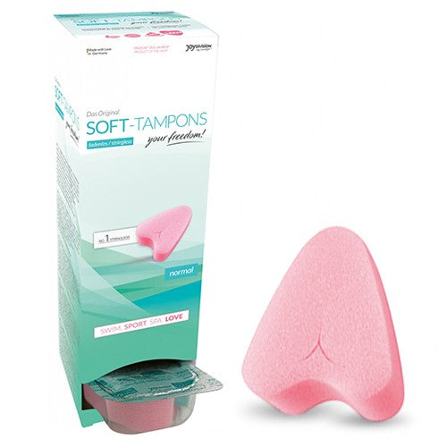 CAIXA COM 10 TAMPÕES SOFT-TAMPONS NORMAL - Lust Sexshop