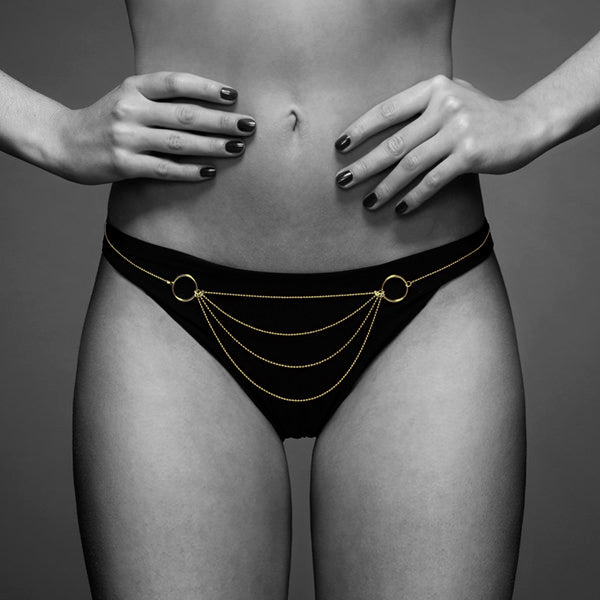 COLAR CORPORAL CULOTTE THE MAGNIFIQUE COLLECTION BIJOUX INDISCRETS DOURADO - Lust Sexshop