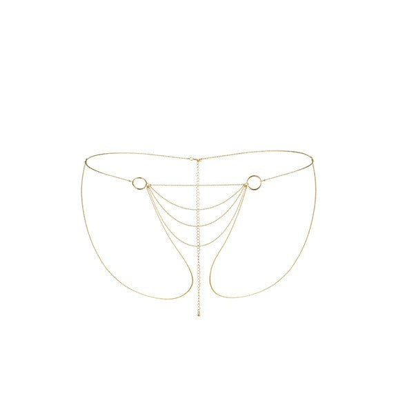 COLAR CORPORAL CULOTTE THE MAGNIFIQUE COLLECTION BIJOUX INDISCRETS DOURADO - Lust Sexshop