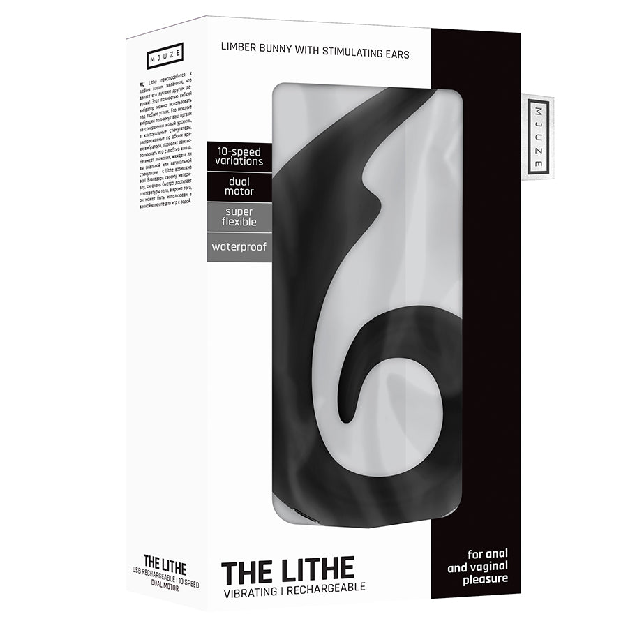 VIBRADOR RECARREGÁVEL THE LITHE PRETO - Lust Sexshop