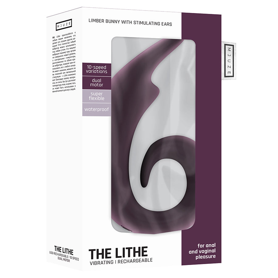 VIBRADOR RECARREGÁVEL THE LITHE ROXO - Lust Sexshop