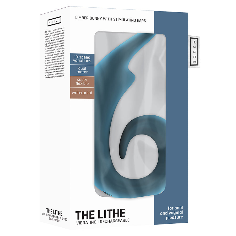 VIBRADOR RECARREGÁVEL THE LITHE AZUL - Lust Sexshop
