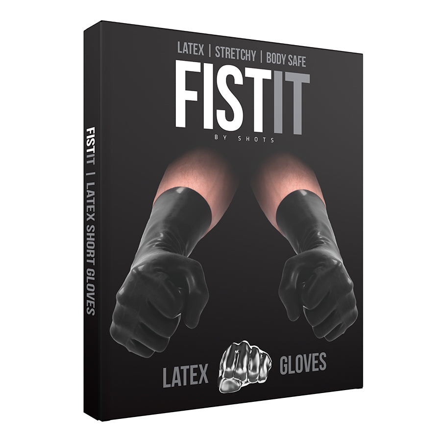 LUVAS DE LATEX FIST IT PRETAS - Lust Sexshop