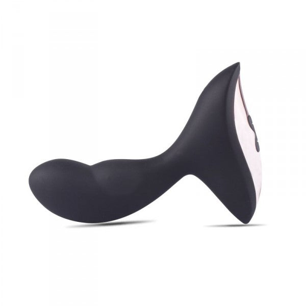ESTIMULADOR DE PRÓSTATA VIBRATÓRIO RECARREGÁVEL BEHIND VERS P-FACTOR PRETO - Lust Sexshop