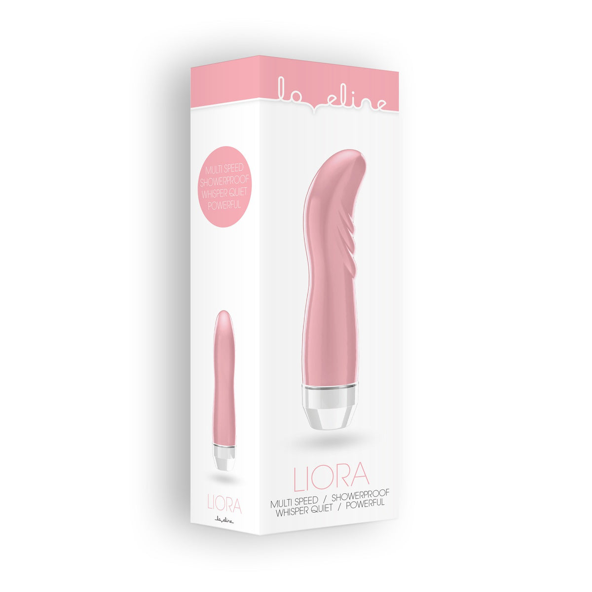 VIBRADOR LIORA LOVELINE ROSA - Lust Sexshop