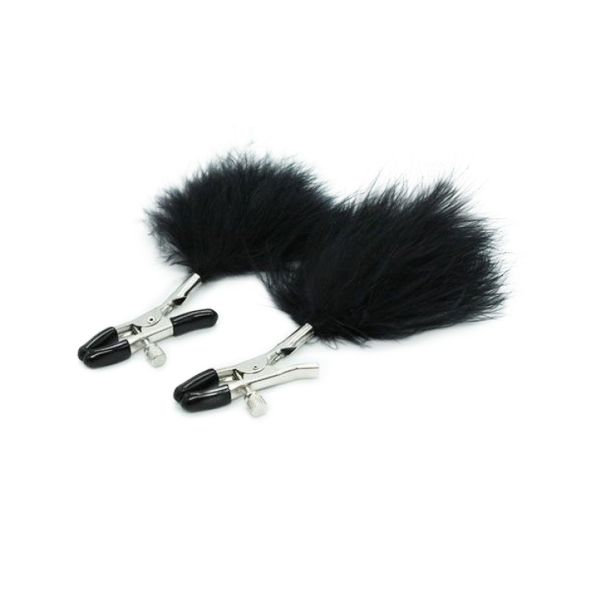 PINÇAS PARA MAMILOS COM PLUMAS TOYZ4LOVERS - Lust Sexshop