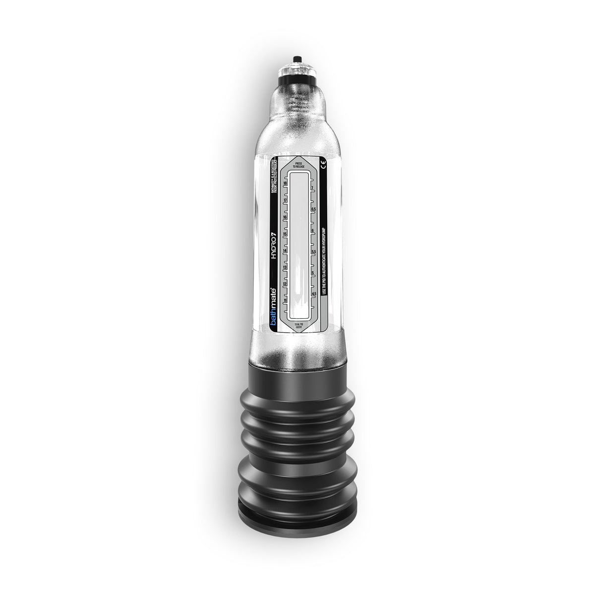 BOMBA PARA O PÉNIS BATHMATE HYDRO 7 HYDRO PUMP TRANSPARENTE - Lust Sexshop