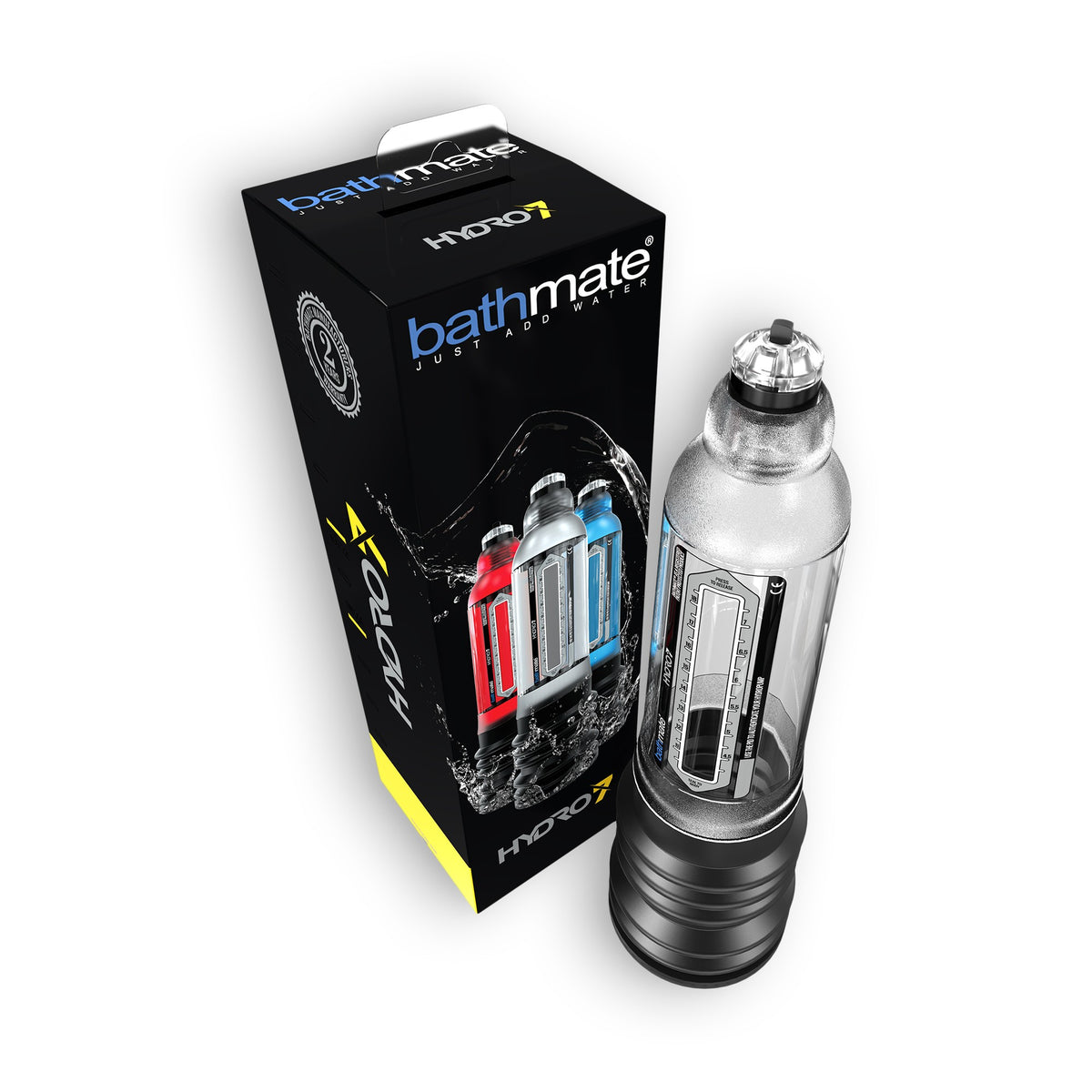 BOMBA PARA O PÉNIS BATHMATE HYDRO 7 HYDRO PUMP TRANSPARENTE - Lust Sexshop
