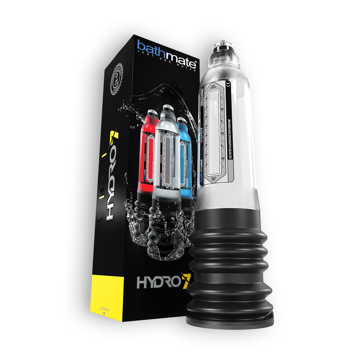 BOMBA PARA O PÉNIS BATHMATE HYDRO 7 HYDRO PUMP TRANSPARENTE - Lust Sexshop