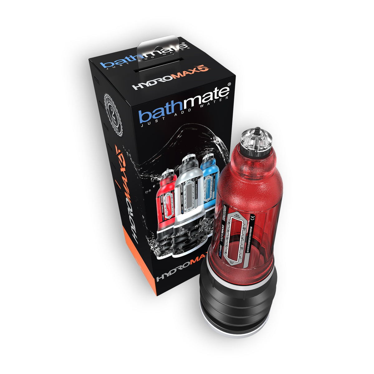 BOMBA PARA O PÉNIS BATHMATE HYDROMAX 5 VERMELHA - Lust Sexshop