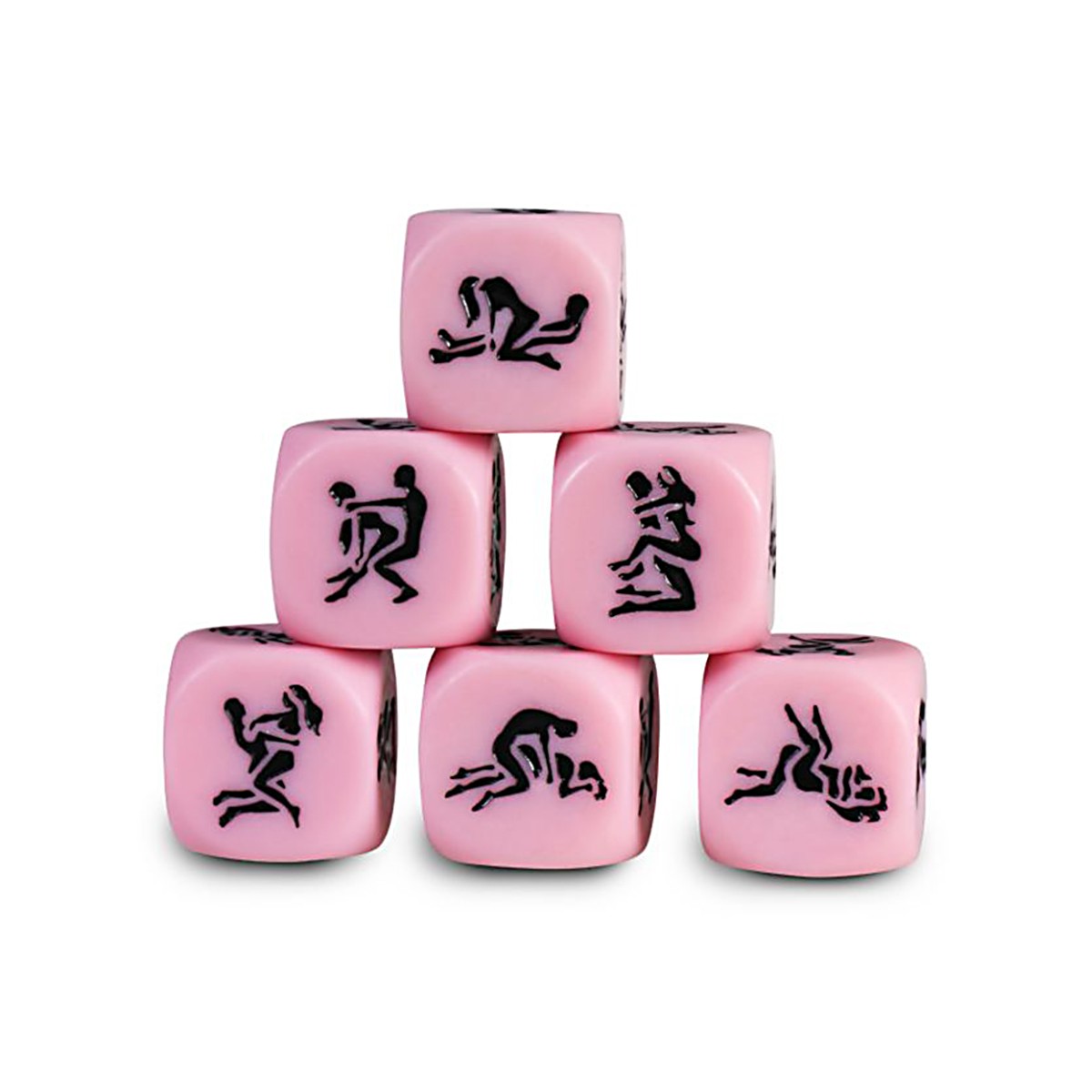 DADO COM POSIÇÕES SEXUAIS ROSA - Lust Sexshop