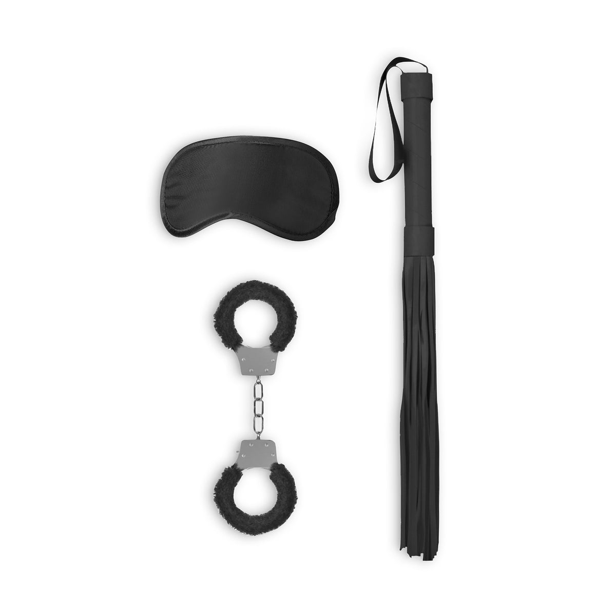 KIT BONDAGE INTRODUTÓRIO 1 PRETO OUCH! - Lust Sexshop