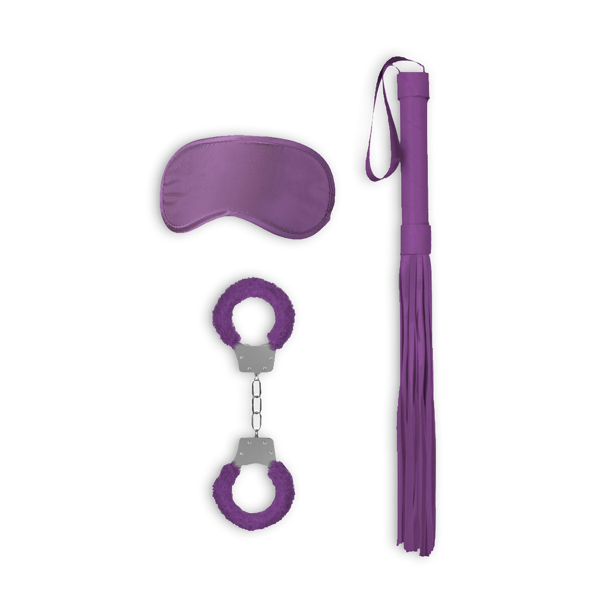 KIT BONDAGE INTRODUTÓRIO 1 ROXO OUCH! - Lust Sexshop