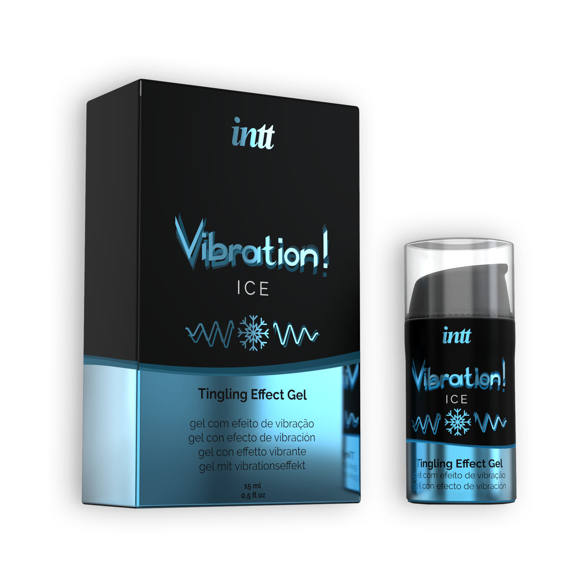 GEL COM VIBRAÇÃO VIBRATION ICE INTT 15ML - Lust Sexshop
