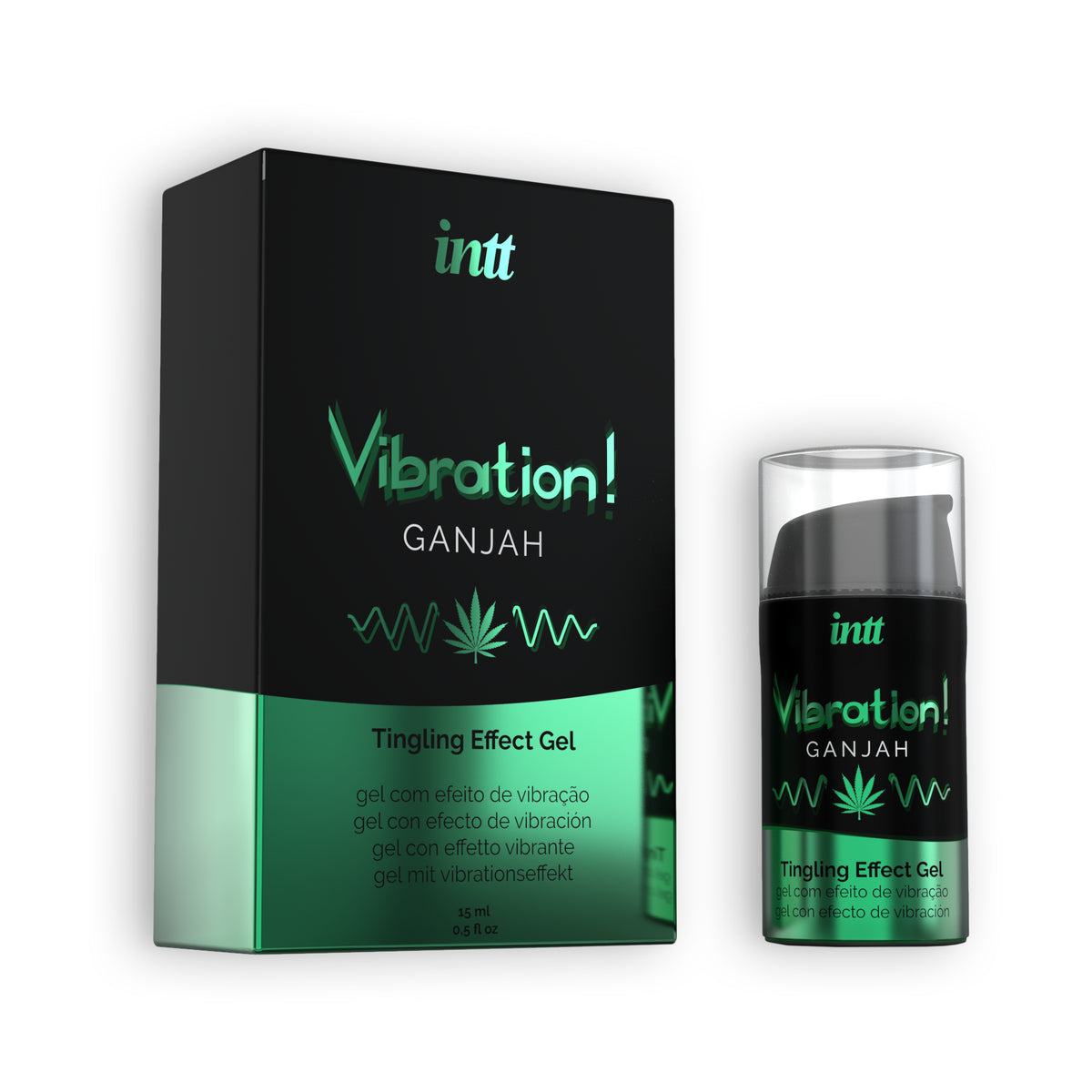 GEL COM VIBRAÇÃO VIBRATION GANJAH INTT 15ML - Lust Sexshop