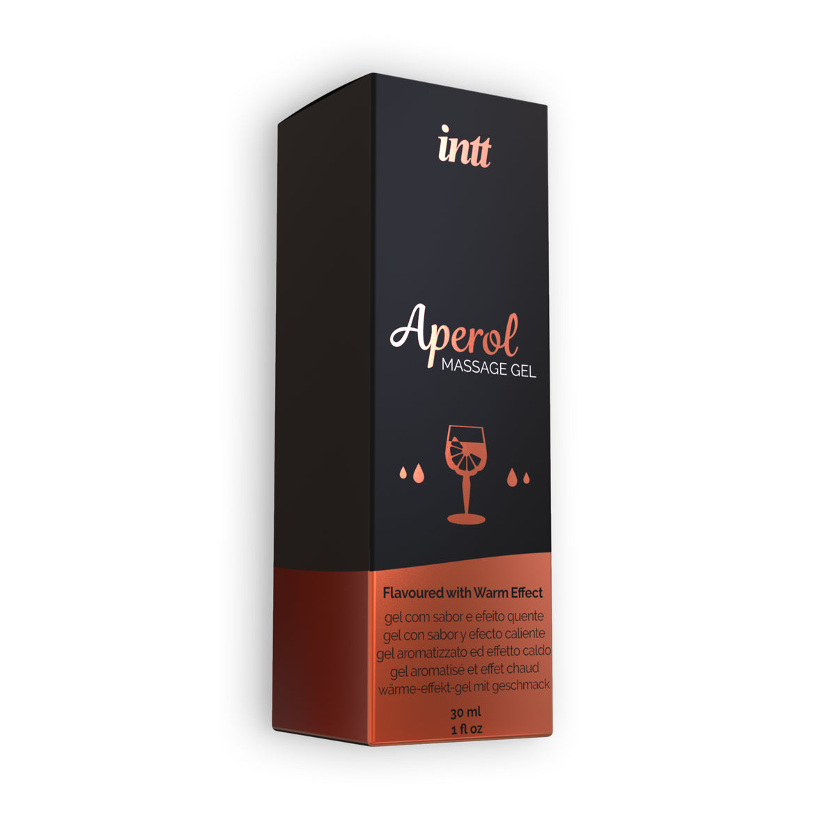 GEL DE MASSAGEM COM SABOR A APEROL INTT 30ML - Lust Sexshop