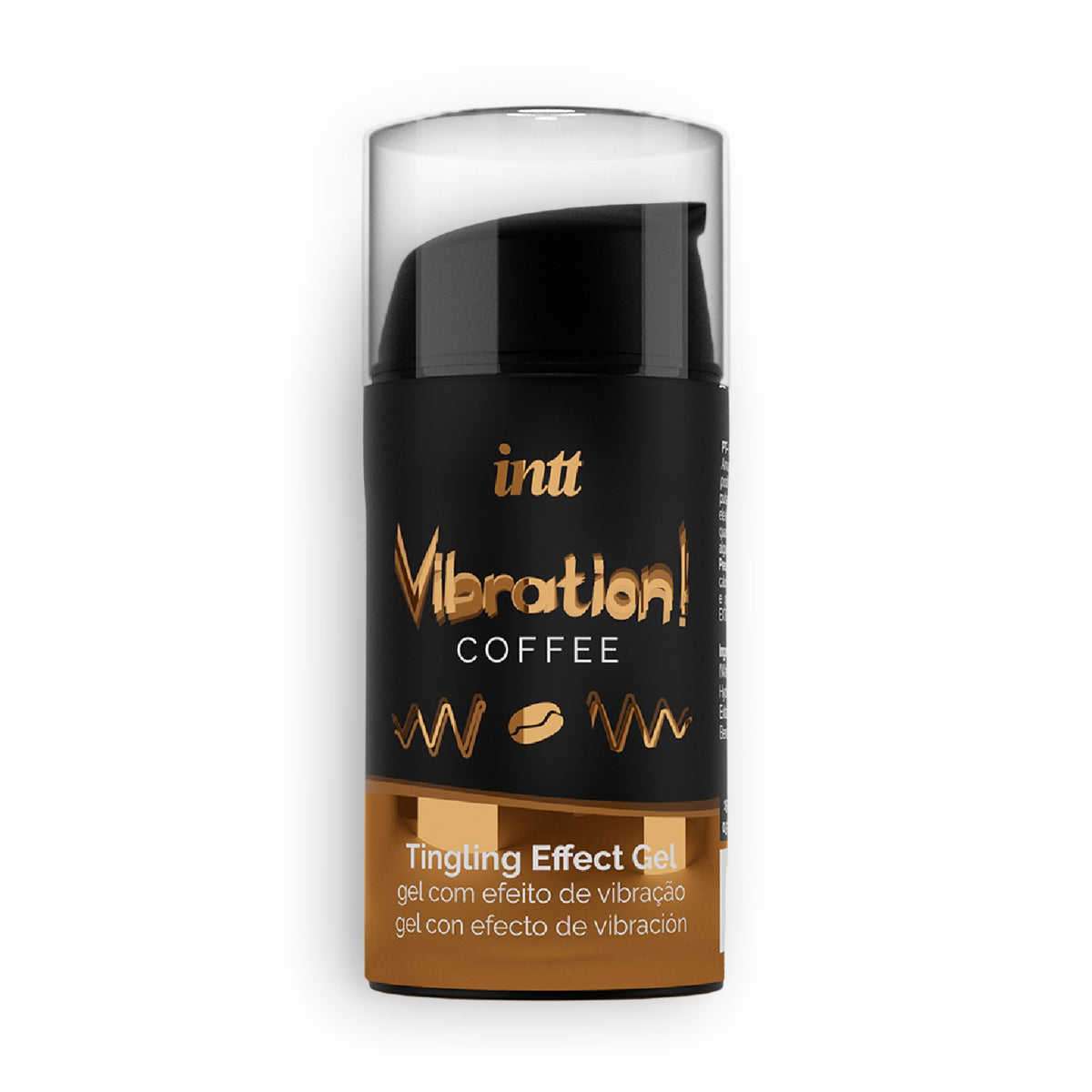 GEL COM VIBRAÇÃO VIBRATION CAFÉ INTT 15ML - Lust Sexshop
