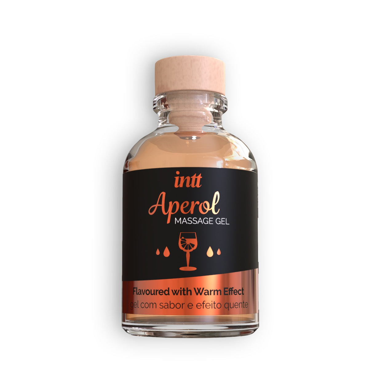 GEL DE MASSAGEM COM SABOR A APEROL INTT 30ML - Lust Sexshop
