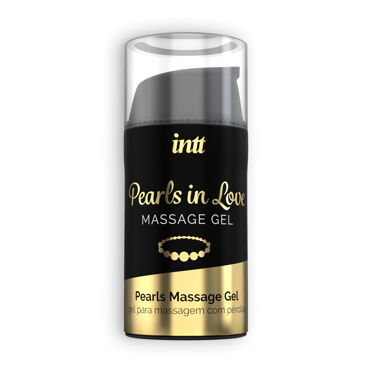 GEL DE MASSAGEM COM COLAR DE PÉROLAS PEARLS IN LOVE INTT 15ML - Lust Sexshop