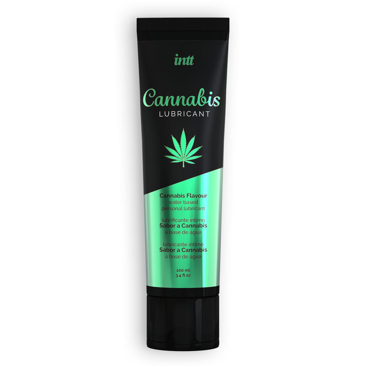 LUBRIFICANTE COM SABOR A CANNABIS INTT 100ML - Lust Sexshop