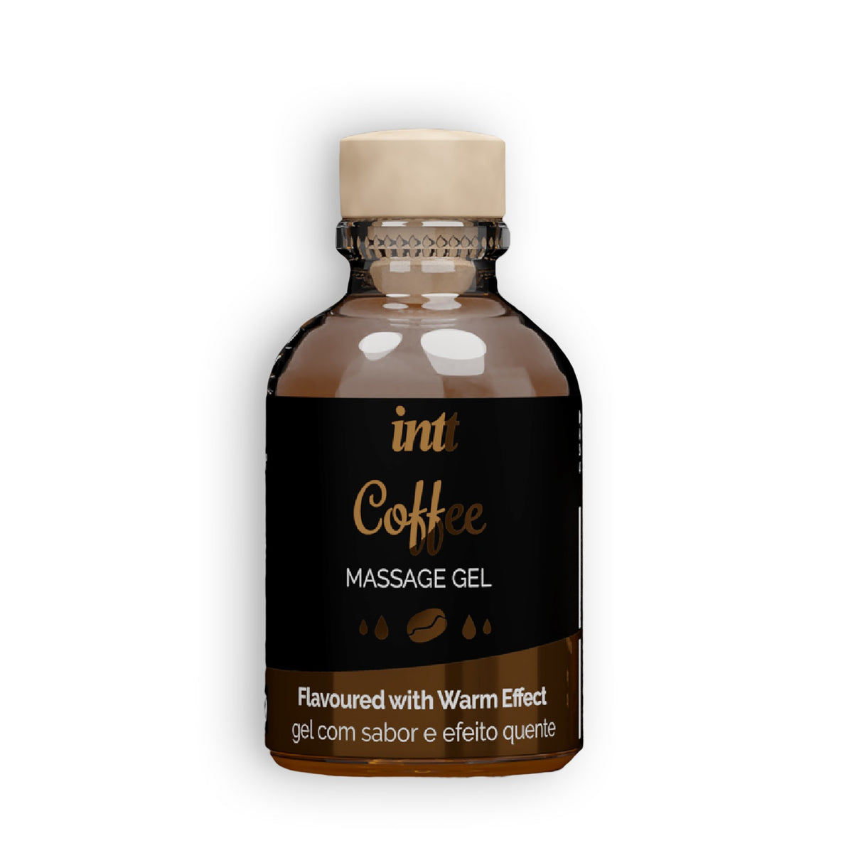 GEL DE MASSAGEM COM SABOR A CAFÉ INTT 30ML - Lust Sexshop