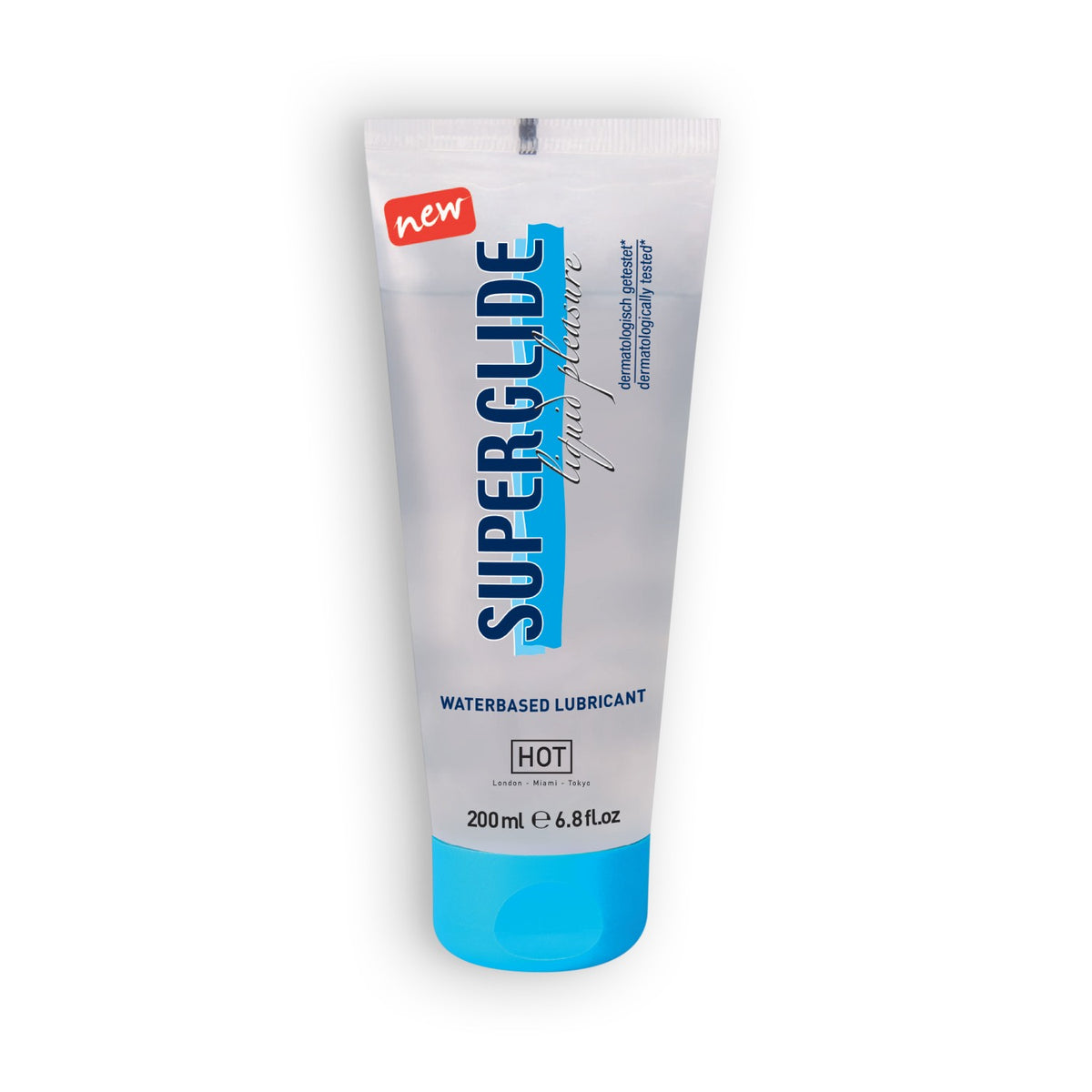 LUBRIFICANTE À BASE DE ÁGUA HOT™ SUPERGLIDE 200ML - Lust Sexshop