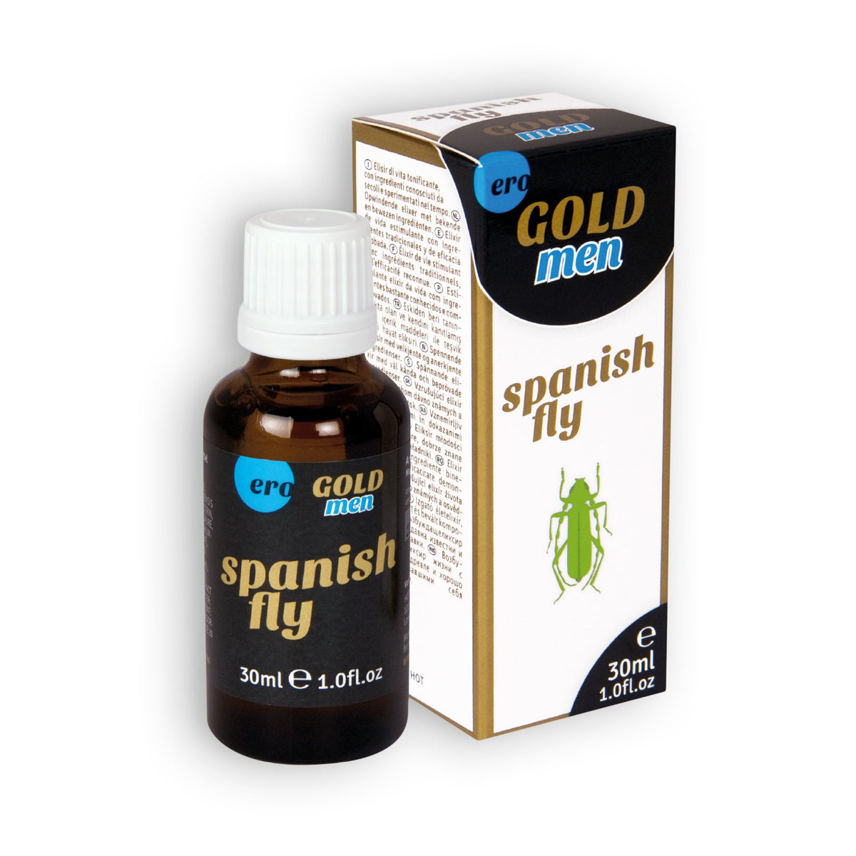 GOTAS GOLD MEN SPANISH FLY STRONG ERO PARA HOMEM 30ML - Lust Sexshop