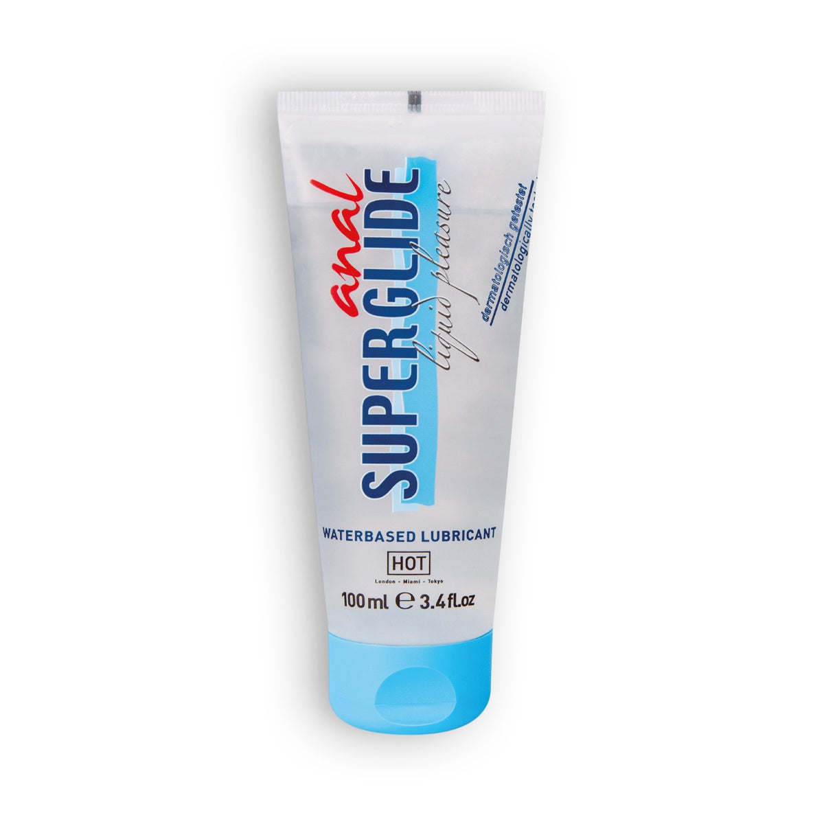 LUBRIFICANTE À BASE DE ÁGUA ANAL SUPERGLIDE HOT™ 100ML - Lust Sexshop