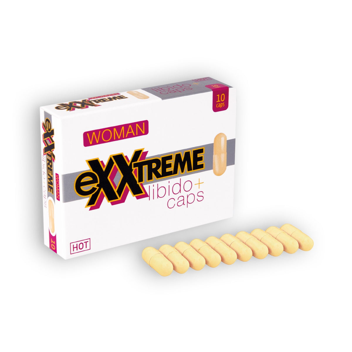 CÁPSULAS ESTIMULANTES EXXTREME LIBIDO+ CAPS PARA MULHER 10 CÁPSULAS - Lust Sexshop