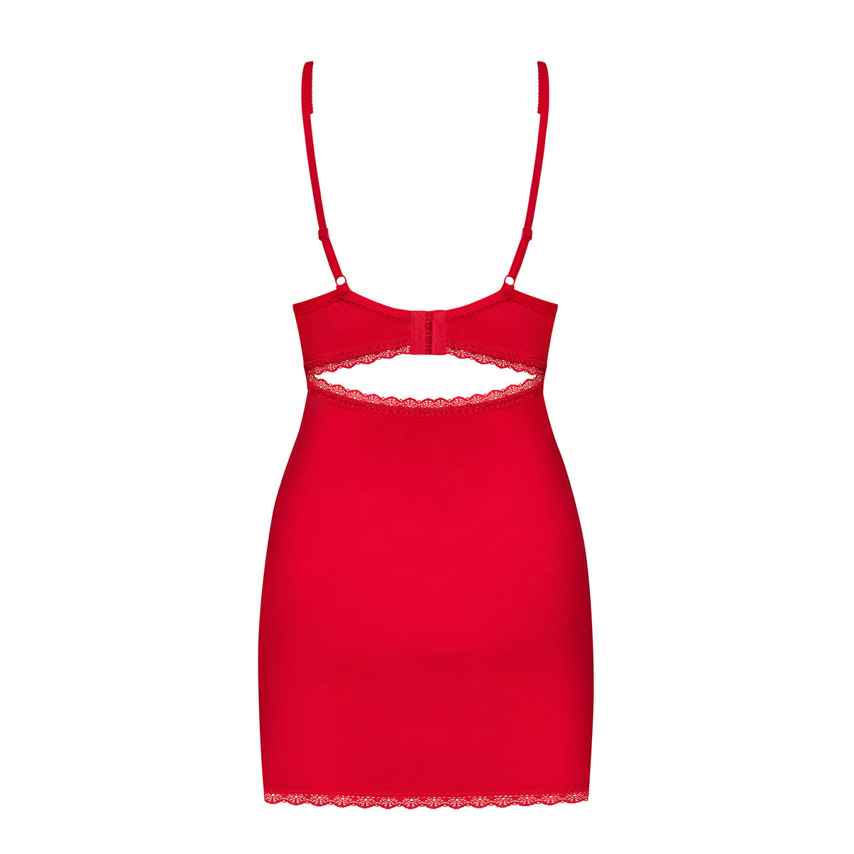 CAMISA DE NOITE E TANGA JOLIEROSE OBSESSIVE VERMELHA - Lust Sexshop