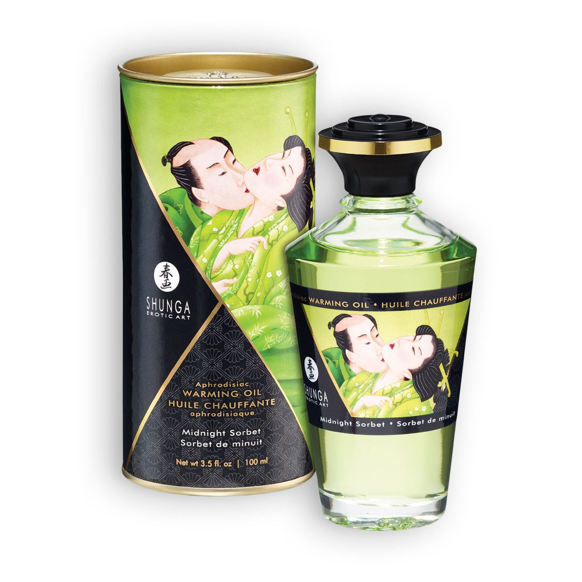 ÓLEO AFRODISÍACO SHUNGA MIDNIGHT SORBET 100ML - Lust Sexshop