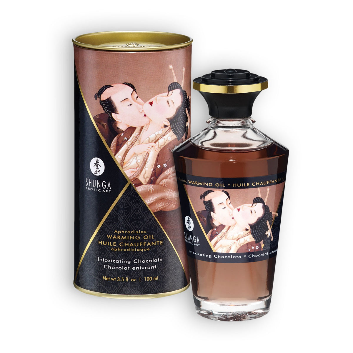ÓLEO AFRODISÍACO SHUNGA CHOCOLATE 100ML - Lust Sexshop