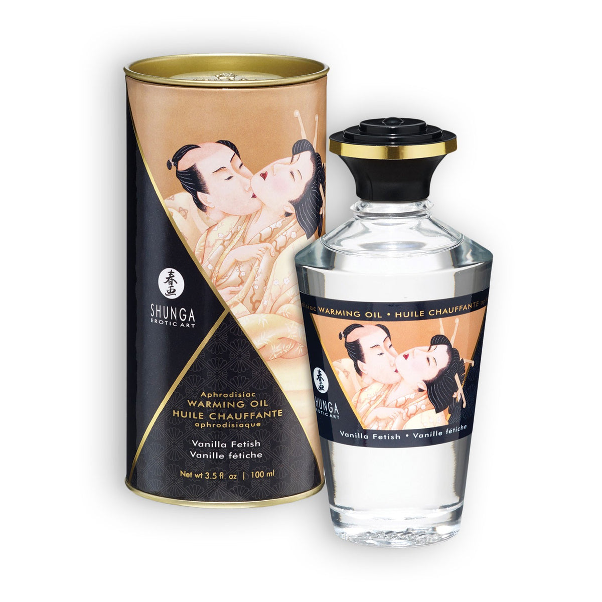 ÓLEO AFRODISÍACO SHUNGA BAUNILHA 100ML - Lust Sexshop