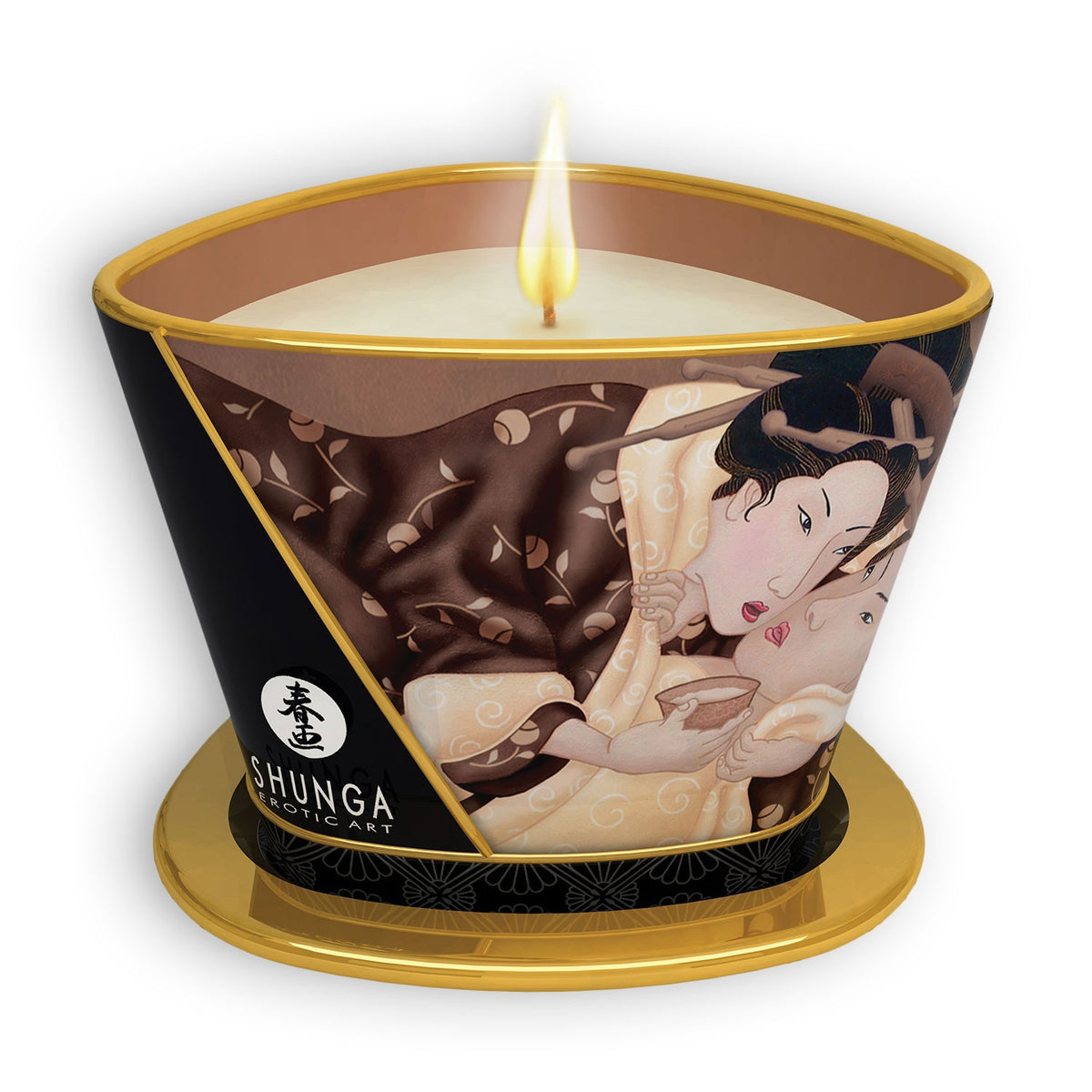 VELA DE MASSAGEM SHUNGA EXCITATION CHOCOLATE 170ML - Lust Sexshop