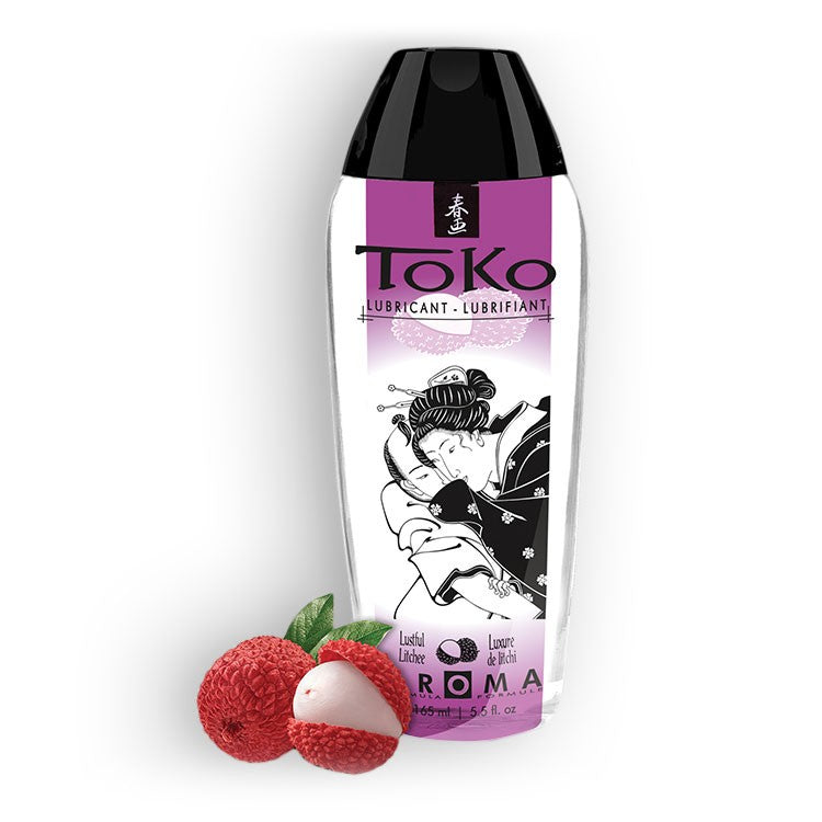 LUBRIFICANTE TOKO LUXÚRIA DE LÍCHIA 165ML - Lust Sexshop