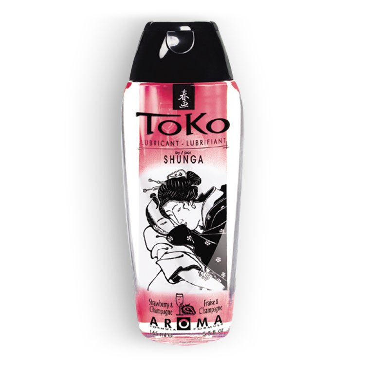LUBRIFICANTE TOKO CHAMPANHE E MORANGO 165ML - Lust Sexshop