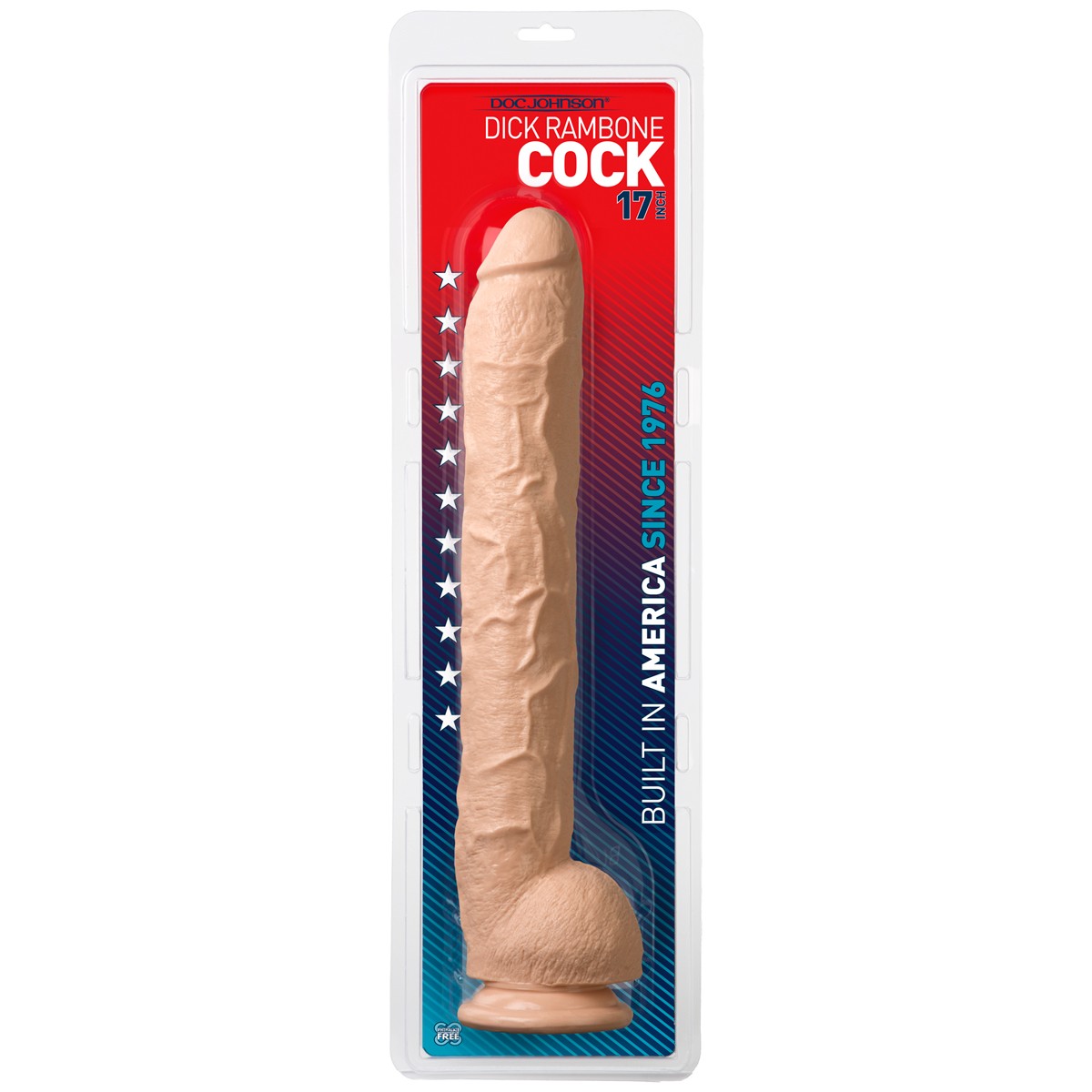 DILDO DICK RAMBONE COCK BRANCO - Lust Sexshop