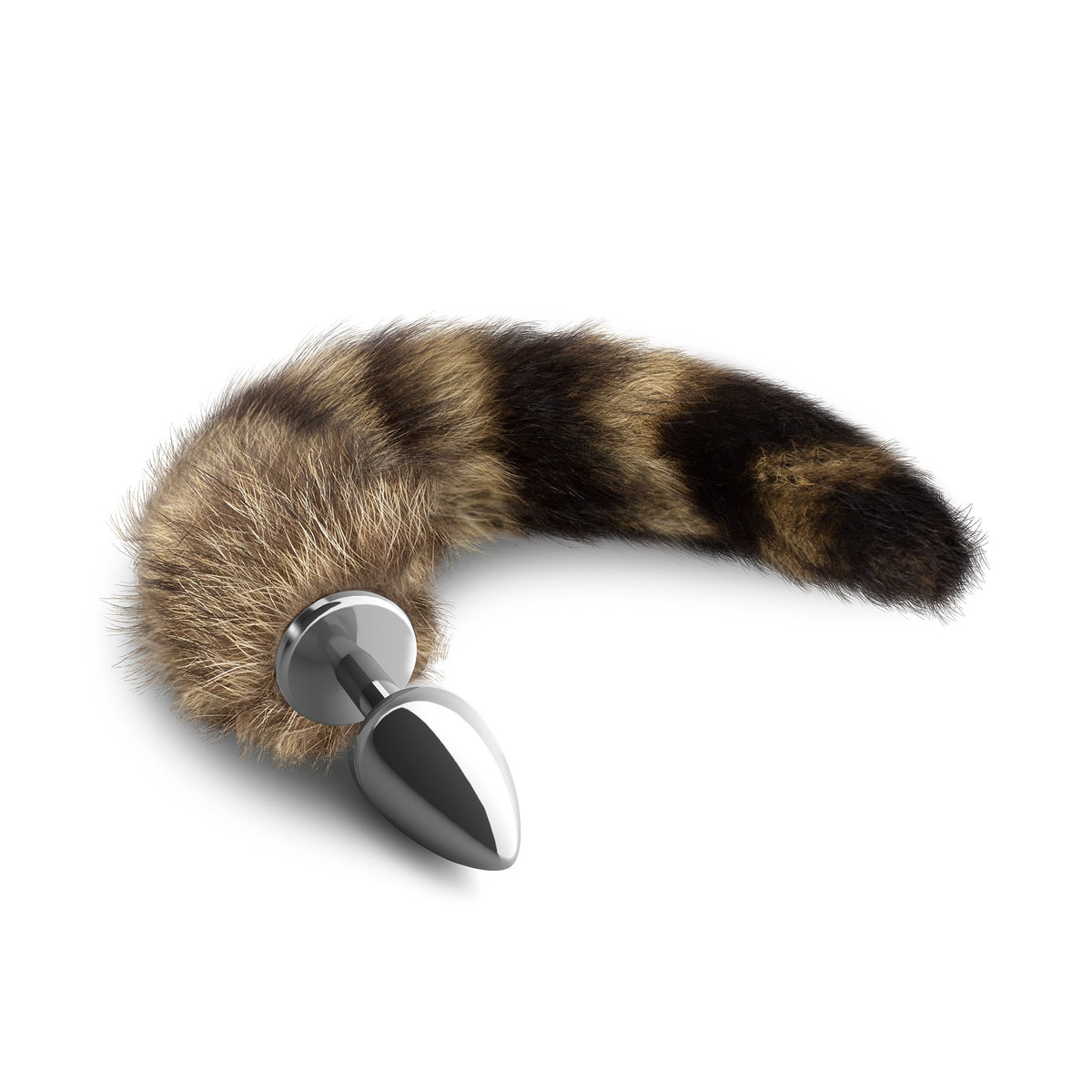 PLUG ANAL COM CAUDA FOXY SILVER METAL CRUSHIOUS - Lust Sexshop