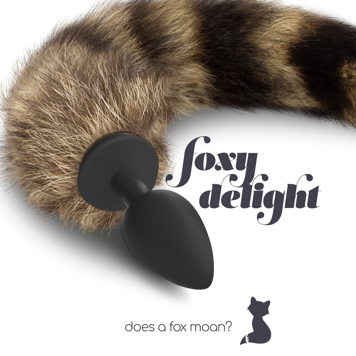 PLUG ANAL COM CAUDA FOXY DELIGHT SILICONE CRUSHIOUS - Lust Sexshop