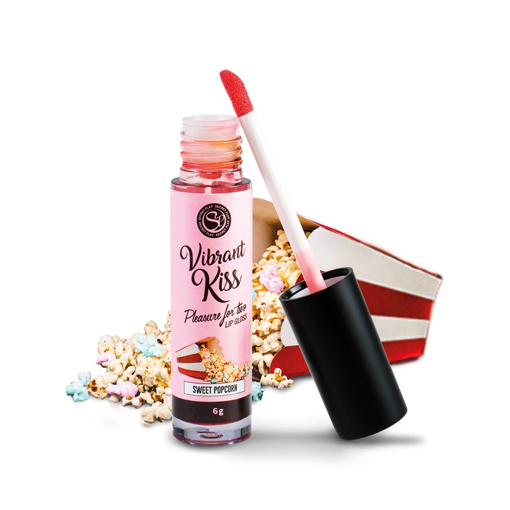 LIP GLOSS DE PIPOCAS DOCES VIBRANT KISS 6GR - Lust Sexshop