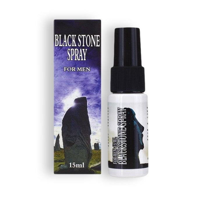 SPRAY RETARDANTE BLACK STONE 15ML - Lust Sexshop