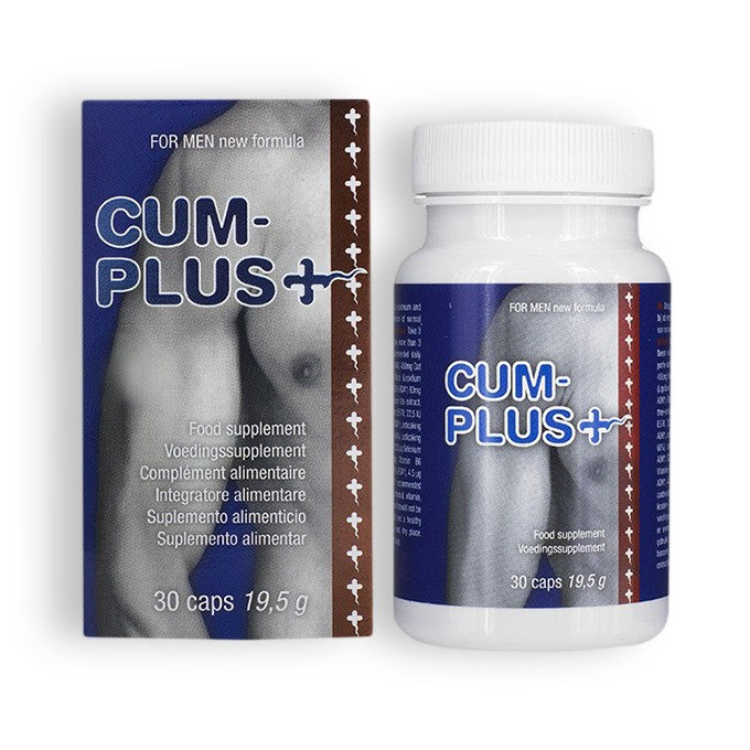 VOLUMIZADOR DE ESPERMA CUM PLUS 30 CÁPSULAS - Lust Sexshop