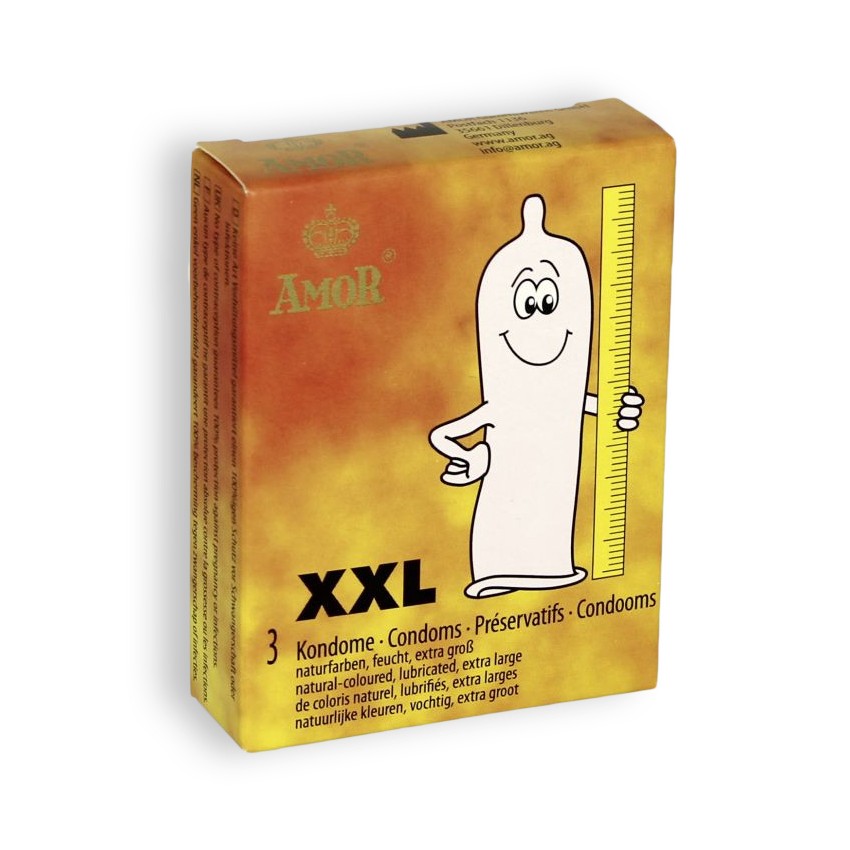 PRESERVATIVOS XXL 3 UNIDADES - Lust Sexshop