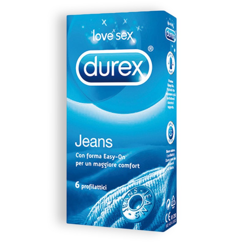 PRESERVATIVOS DUREX JEANS 6 UNIDADES - Lust Sexshop