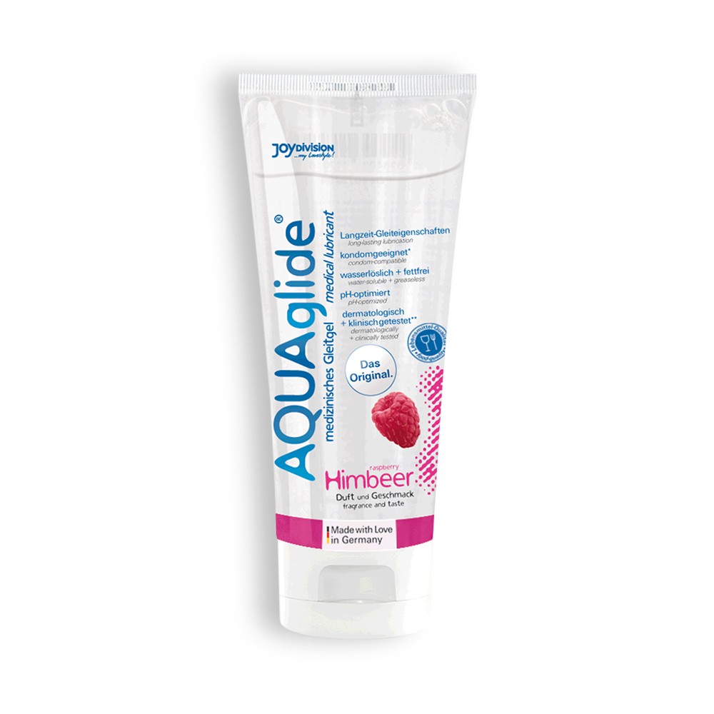 LUBRIFICANTE AQUAGLIDE FRAMBOESA 100ML - Lust Sexshop