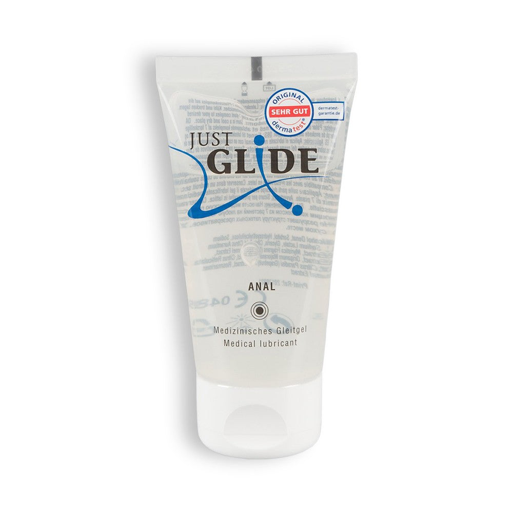 LUBRIFICANTE À BASE DE ÁGUA JUST GLIDE ANAL 50ML - Lust Sexshop