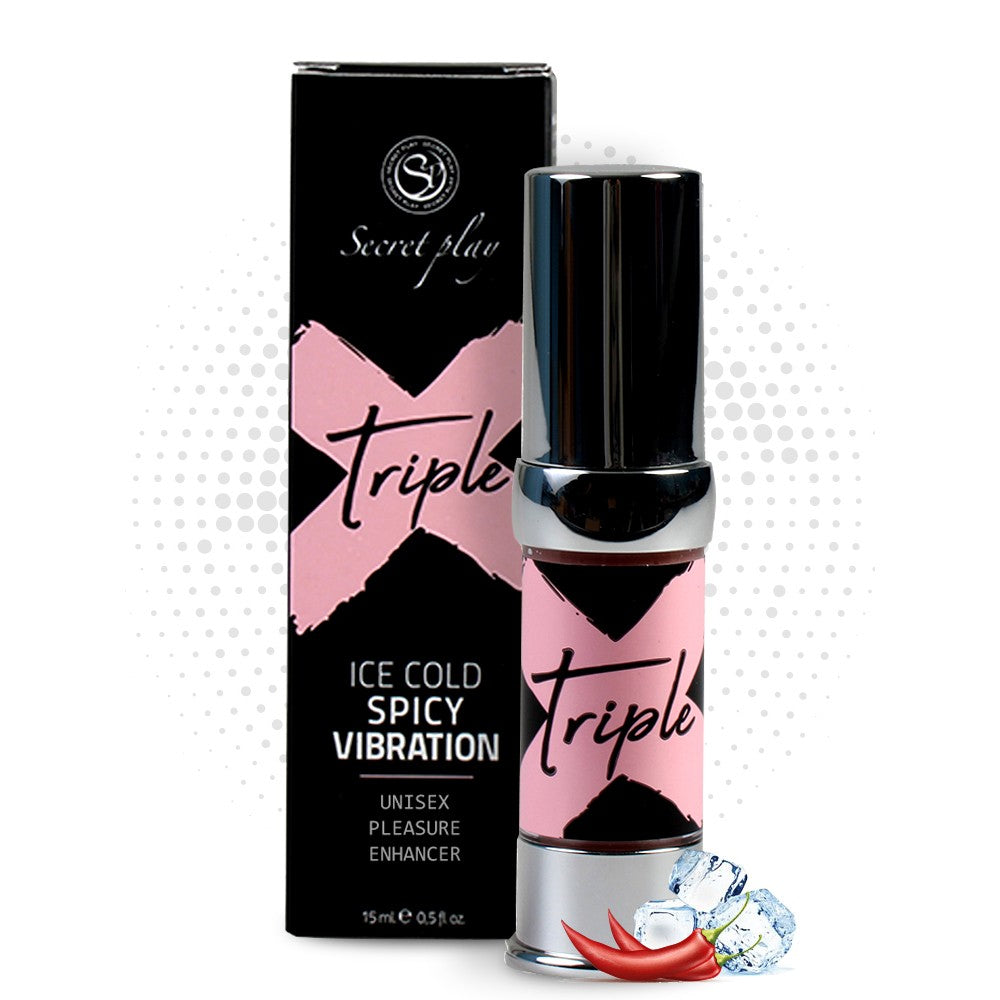 GEL ESTIMULANTE TRIPLE X UNISEXO SECRET PLAY 15ML - Lust Sexshop