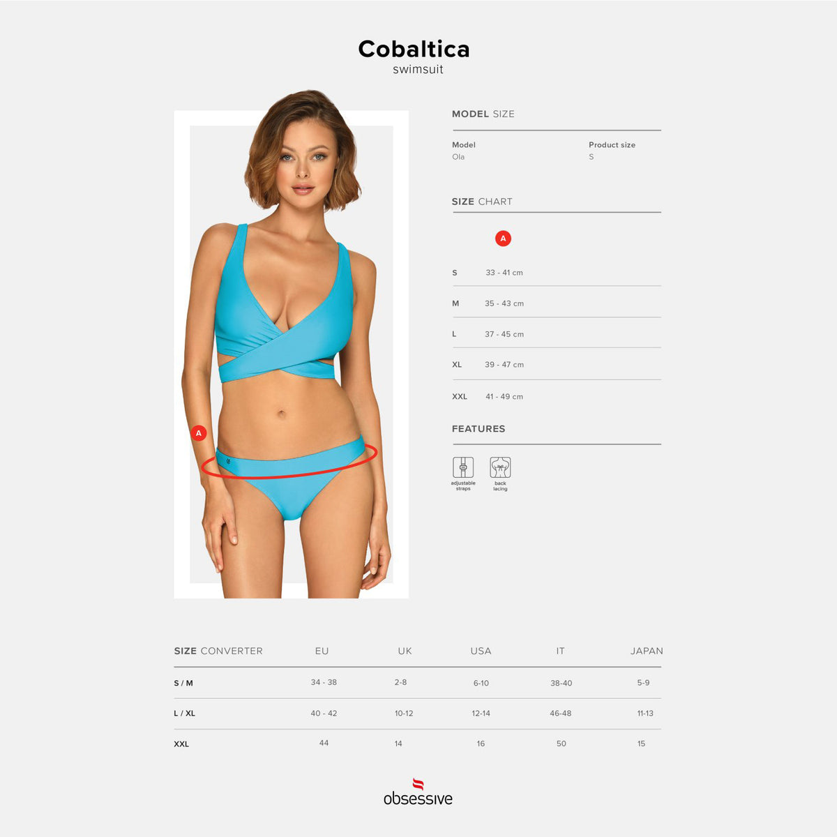 BIQUÍNI COBALTICA OBSESSIVE - Lust Sexshop