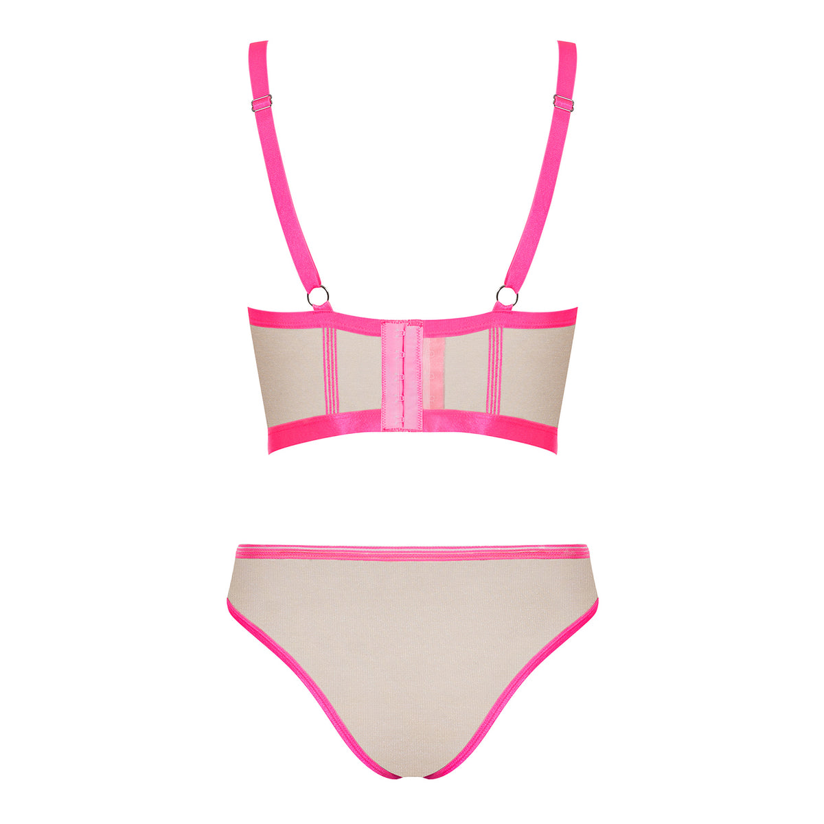 OBSESSIVE NUDELIA TOP SET PINK