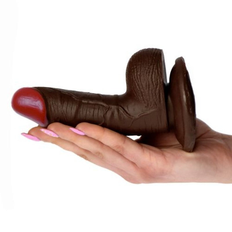 DILDO REALÍSTICO REAL RAPTURE WATER SENSATIONS 5'' NEGRO - Lust Sexshop